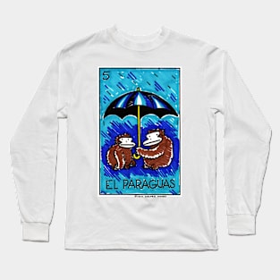 Loteria Apes #5: El Paraguas Long Sleeve T-Shirt